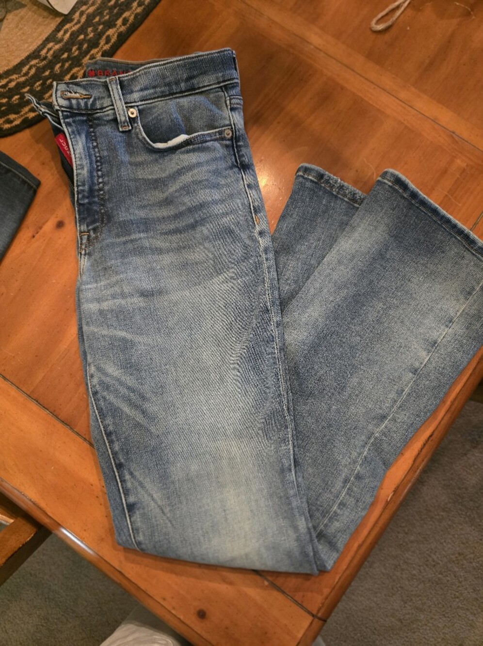 Womens LUCKY Classic High Waisted Boot Cut Blue Denim Jeans 10/30
